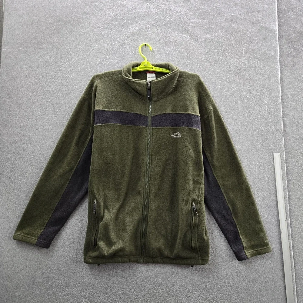 The North Face Men Jacket XXL Green Nylon Polyester TKA 200 Fleece‎ Activewear